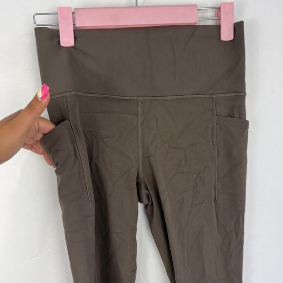 Athleta all in tights arbor olive pockets womens size small leggings - Picture 3 of 6